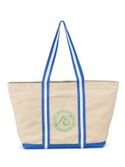 Joules Cream Boat Club Tote - Image 6 of 9