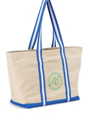 Joules Cream Boat Club Tote - Image 8 of 9