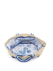 Joules Cream Boat Club Tote - Image 9 of 9