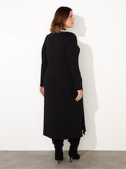 Live Unlimited Black Curve V-Neck Jersey Dress - Image 3 of 3