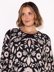 Live Unlimited – Bluse mit grafischem floralem Muster - Bild 4 von 5