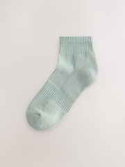 Blue/Grey 5 Pack Mid Trainer Socks - Image 2 of 8