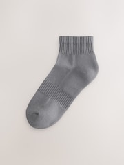 Blue/Grey 5 Pack Mid Trainer Socks - Image 3 of 8