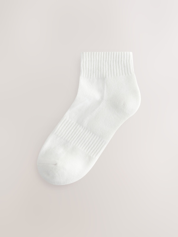 Blue/Grey 5 Pack Mid Trainer Socks - Image 4 of 8
