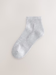 Blue/Grey 5 Pack Mid Trainer Socks - Image 6 of 8