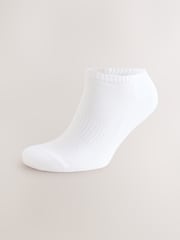 White Cushioned Sole Sports Trainer Socks 5 Pack - Image 2 of 8
