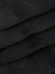 Black Cushioned Sole Sports Trainer Socks 5 Pack - Image 9 of 9
