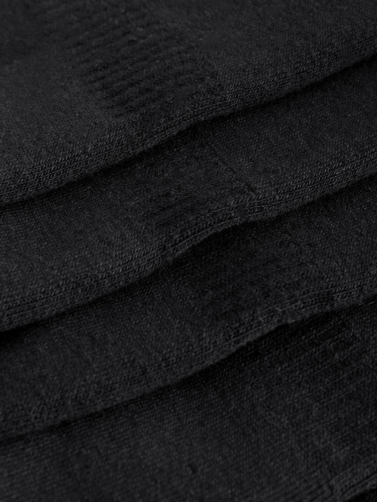Black Cushioned Sole Sports Trainer Socks 5 Pack - Image 9 of 9