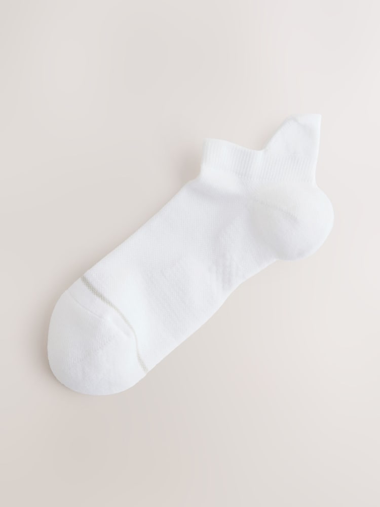 White/Grey/Navy Blue Active Cushioned Sports Trainer Socks 4 Pack - Image 2 of 7 White/Grey/Navy Blue Active Cushioned Sports Trainer Socks 4 Pack - Image 2 of 7