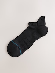 White/Grey/Navy Blue Active Cushioned Sports Trainer Socks 4 Pack - Image 5 of 7