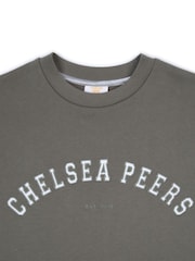 Chelsea Peers Green Cotton Embroidered Logo Sweatshirt - Image 3 of 3