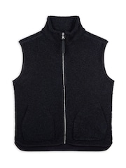 Chelsea Peers Black Borg Fleece Reversible Gilet - Image 1 of 3