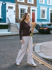 Chelsea Peers Nude 100% Cotton Joggers - Image 1 of 5