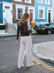 Chelsea Peers Nude 100% Cotton Joggers - Image 2 of 5