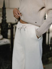 Chelsea Peers White 100% Cotton Joggers - Image 5 of 5