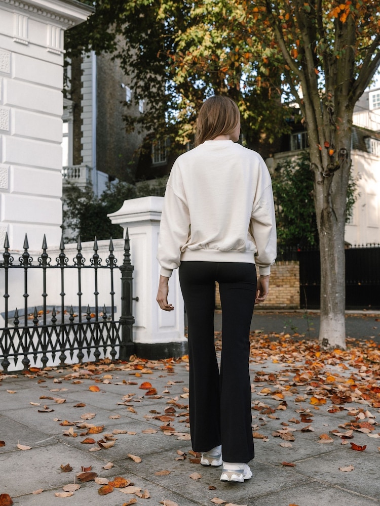 Chelsea Peers White Cotton Printed Logo Sweatshirt - Image 2 of 5
