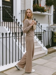 Chelsea Peers Cashmere Blend Knitted Alto Neck Sweatshirt - Imagen 4 de 4