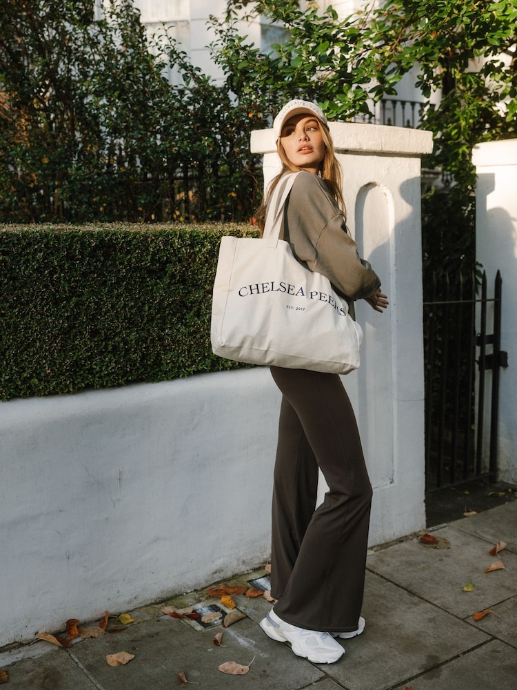 Chelsea Peers Brown Soft + Stretch High Rise Flared Leggings - Image 2 of 4