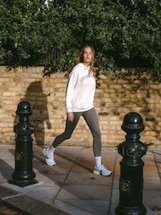 Chelsea Peers White Cotton Embroidered Logo Hoodie - Image 4 of 5