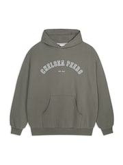 Chelsea Peers Green Cotton Embroidered Logo Hoodie - Image 1 of 1