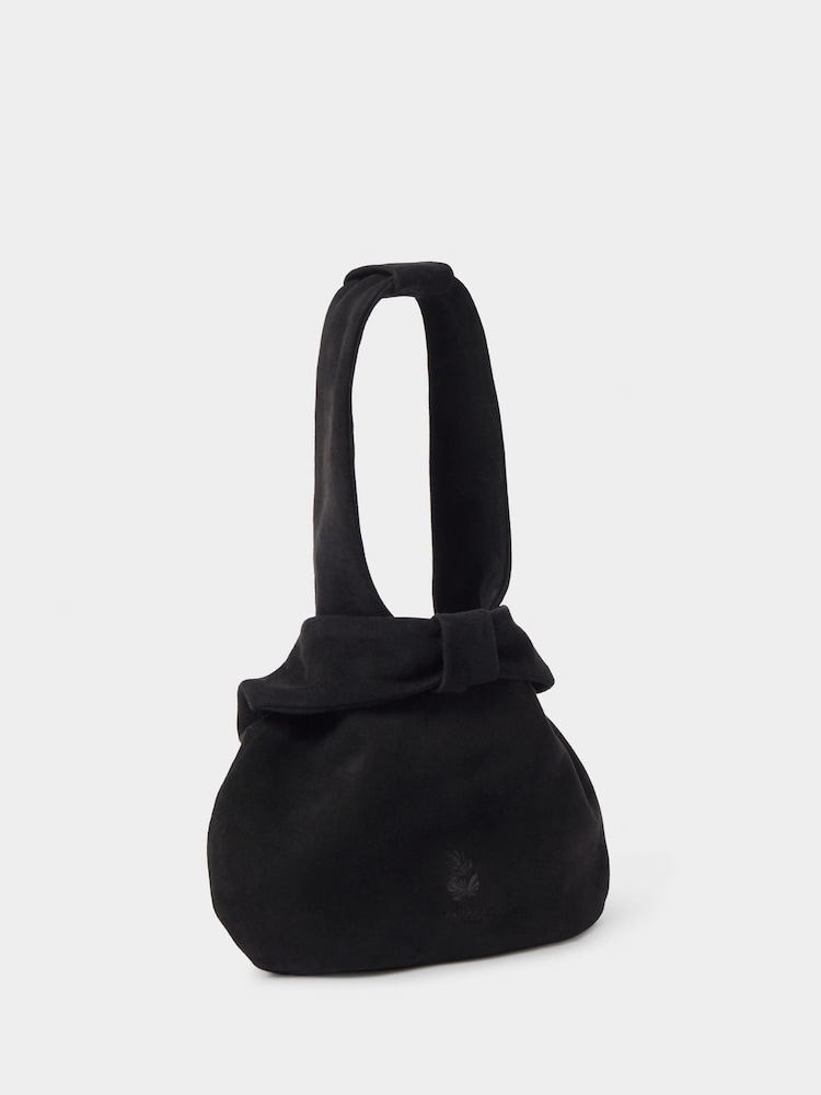 Osprey London The Suede Opera Black Bag - Image 2 of 5