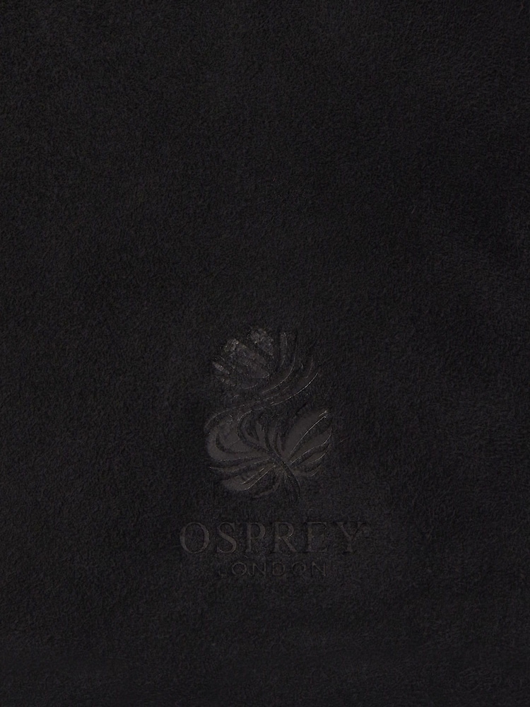 Osprey London The Suede Opera Black Bag - Image 5 of 5