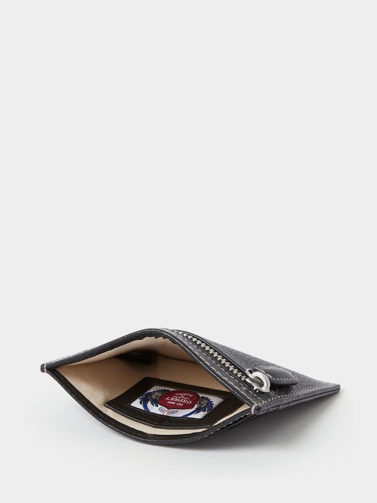 Osprey London The Micro Leather Porta-cartões preto - Imagem 4 de 4