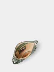 OSPREY LONDON Green The Ruby Leather Cross-Body Clutch Bag - Image 3 of 5