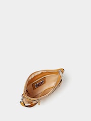 OSPREY LONDON Yellow The Ruby Leather Cross-Body Clutch Bag - Image 3 of 5