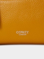 OSPREY LONDON Yellow The Ruby Leather Cross-Body Clutch Bag - Image 5 of 5