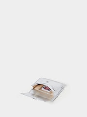 OSPREY LONDON Silver The Elfin Leather Card Holder - Image 3 of 4