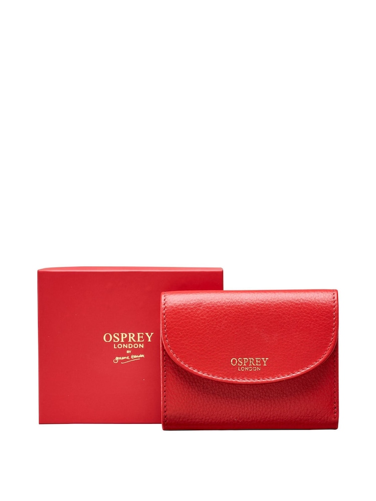 OSPREY LONDON Red The Tilly Leather Matinee Purse - Image 1 of 3