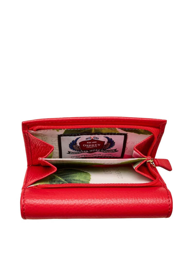 OSPREY LONDON Red The Tilly Leather Matinee Purse - Image 3 of 3