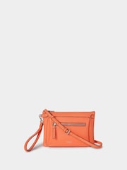 Orange - OSPREY LONDON The Ruby Umhängetasche aus Leder - Bild 1 von 5