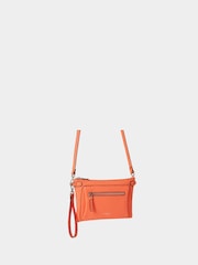 Orange - OSPREY LONDON The Ruby Umhängetasche aus Leder - Bild 3 von 5