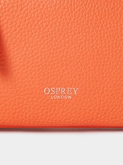 Orange - OSPREY LONDON The Ruby Umhängetasche aus Leder - Bild 5 von 5