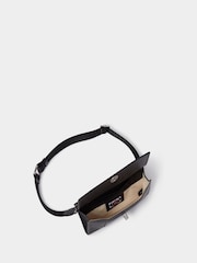 OSPREY LONDON The Micro Leather Cross-Body Black Bag - Image 3 of 5