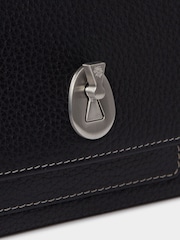 OSPREY LONDON The Micro Leather Cross-Body Black Bag - Image 5 of 5