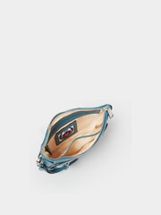OSPREY LONDON Blue The Ruby Leather Cross-Body Clutch Bag - Image 3 of 5