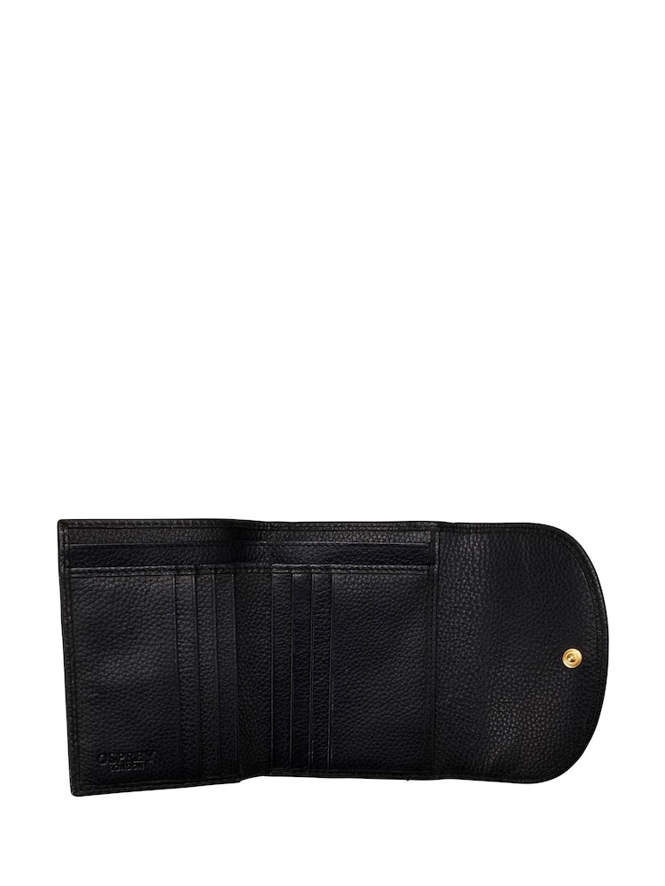 OSPREY LONDON The Tilly Leather Matinee Black Purse - Image 2 of 3