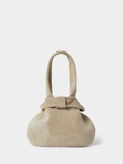 Osprey London The Suede Opera Nude Bag - Image 1 of 5