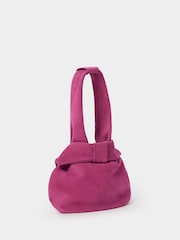 Osprey London Pink The Suede Opera Bag - Image 2 of 5