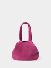 Osprey London Pink The Suede Opera Bag - Image 4 of 5