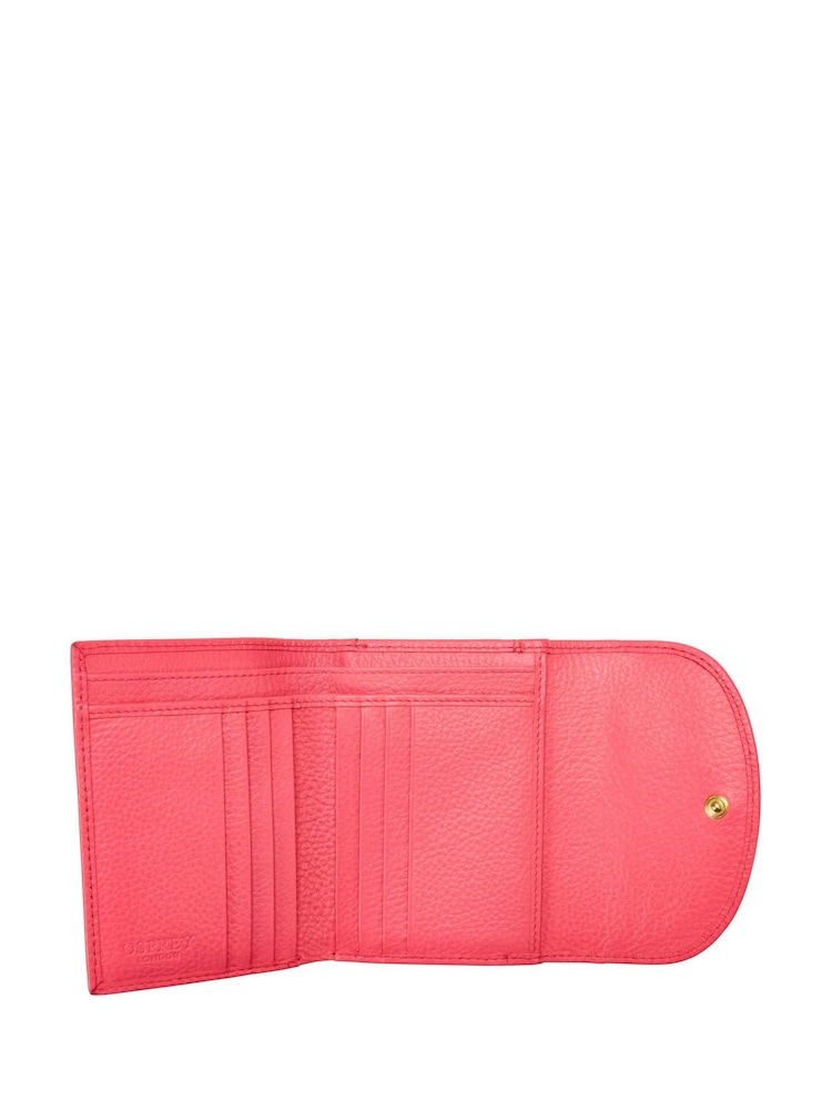 OSPREY LONDON Pink The Tilly Leather Matinee Purse - Image 2 of 3 OSPREY LONDON Pink The Tilly Leather Matinee Purse - Image 2 of 3