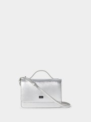 OSPREY LONDON Silver The Elfin Leather Grab Bag - Image 1 of 4