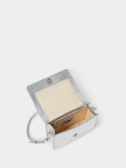 OSPREY LONDON Silver The Elfin Leather Grab Bag - Image 3 of 4