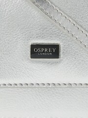 OSPREY LONDON Silver The Elfin Leather Grab Bag - Image 4 of 4