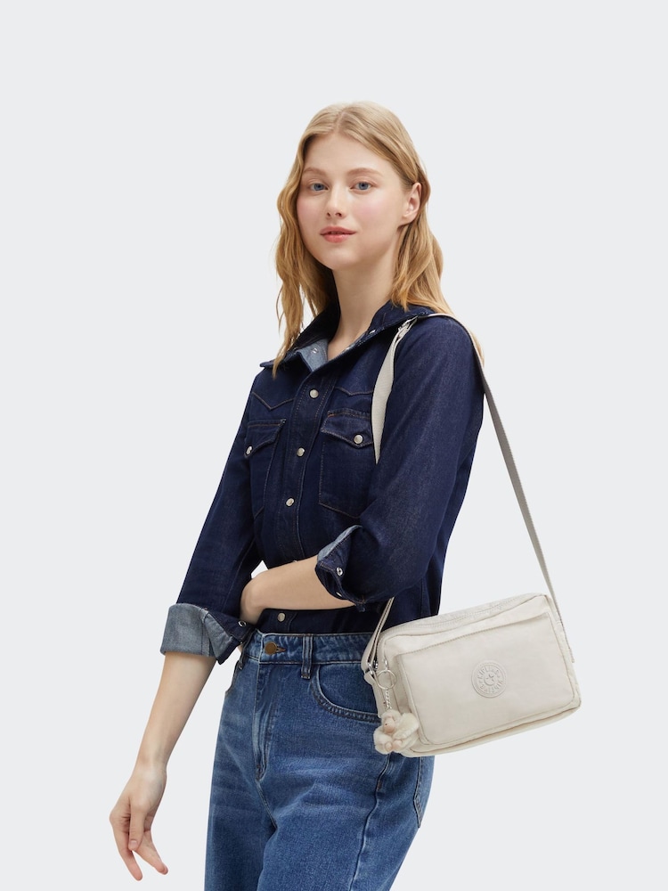 Kipling Cream Abanu Hideaway Bag - Image 8 of 8 Kipling Cream Abanu Hideaway Bag - Image 8 of 8