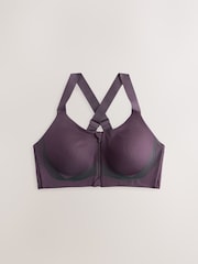 Purple Premium Zoned Control High Impact Sports Bra - Image 11 of 13