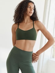 Green Medium Premium Ultimate Comfort Impact Sports Bra - Image 1 of 4